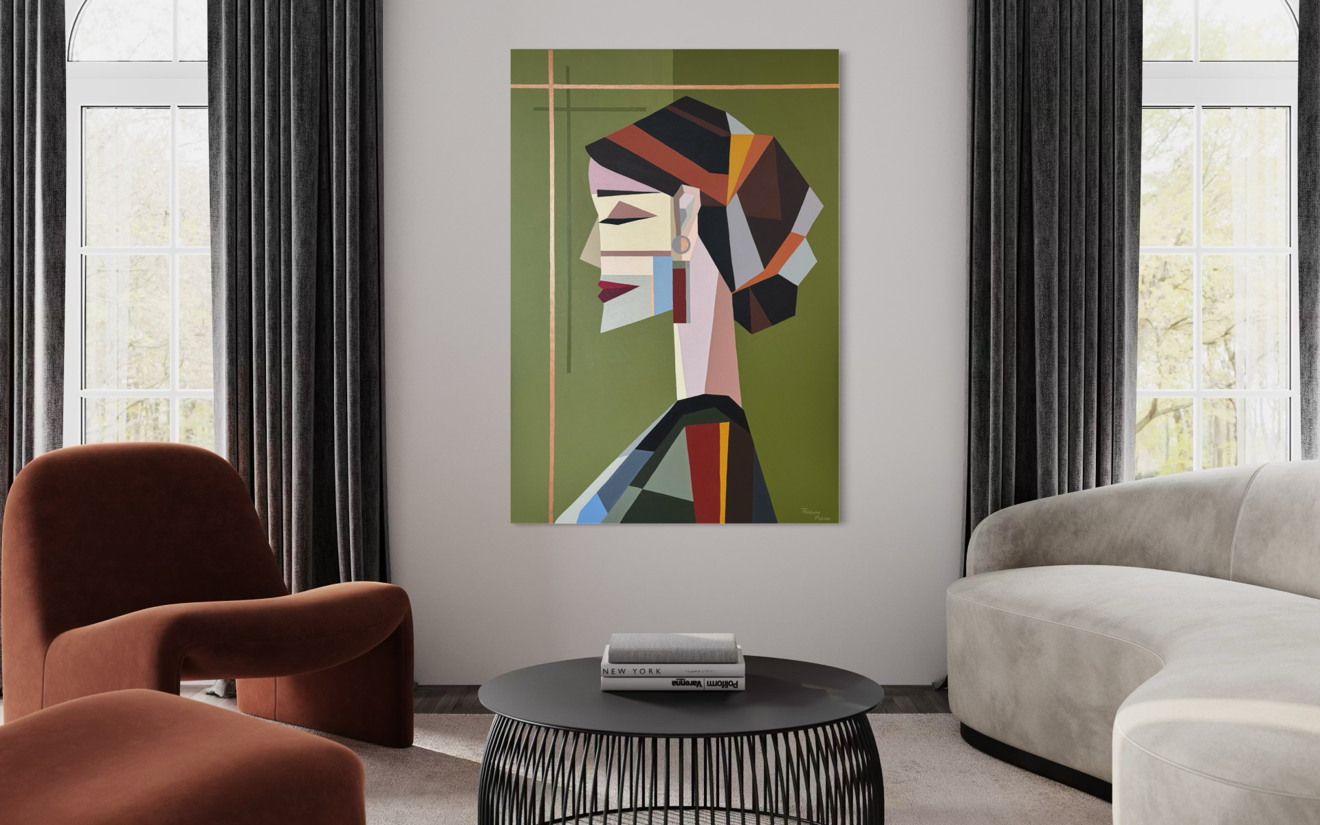 Ábránd-90x130 cm-geometriai-artdeco 3